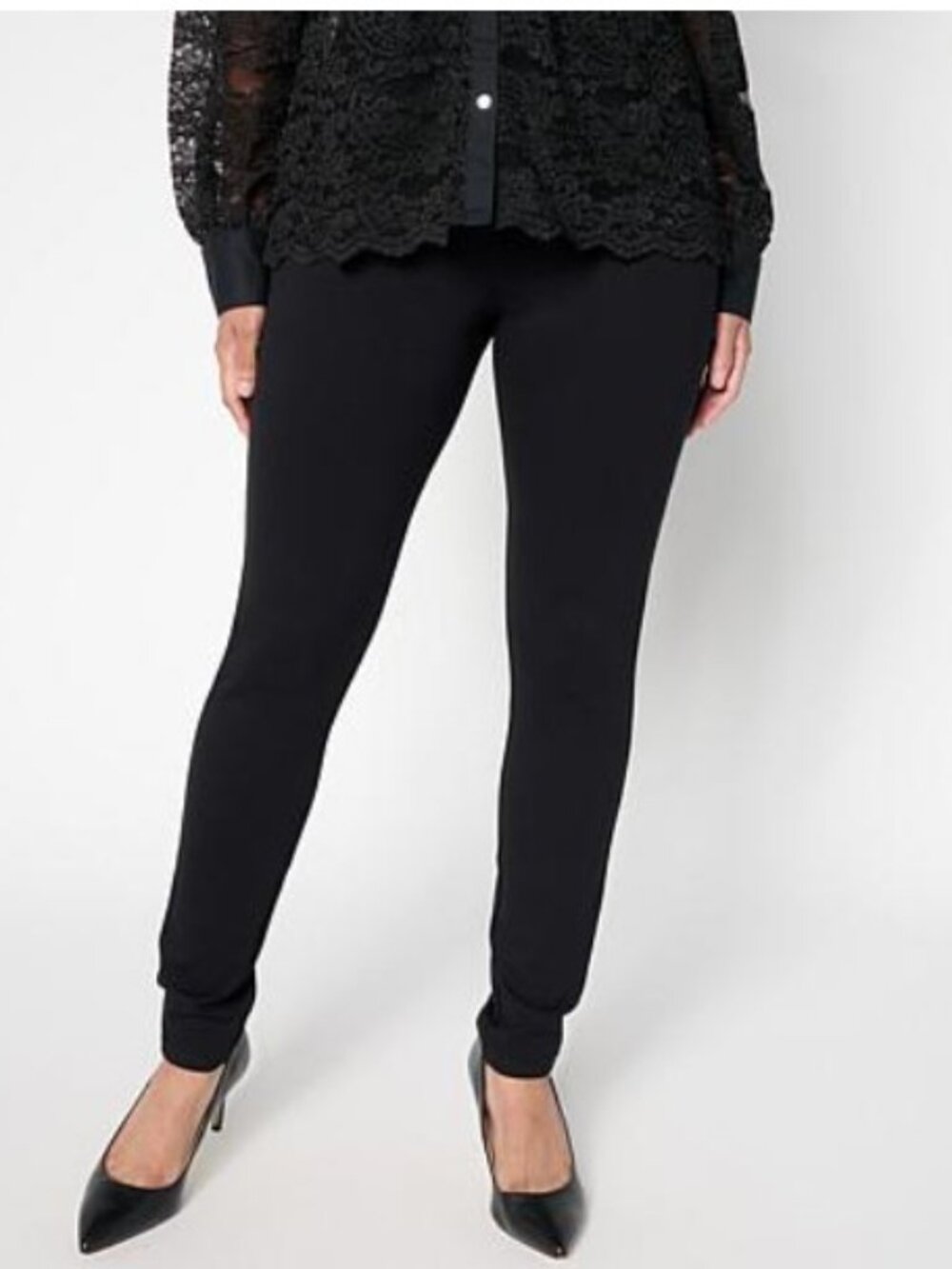 Colleen Lopez Ponte Knit MVP Legging - Size: Medium - NIP
